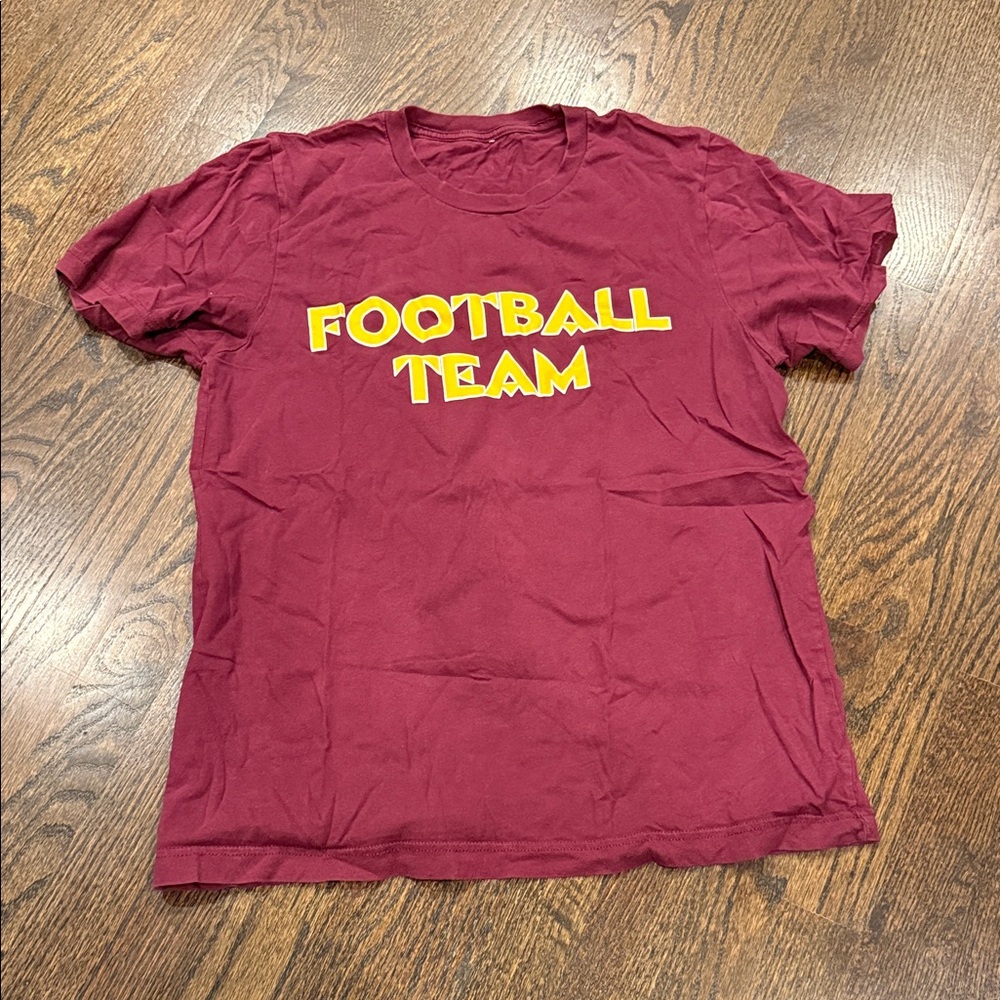 Maroon Football Team ladies medium Shirt